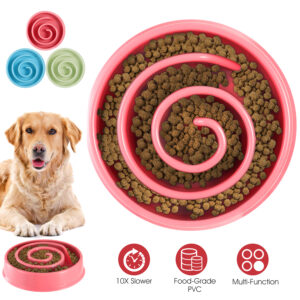 Slow Feeder Healthy Dog Bowl Happy