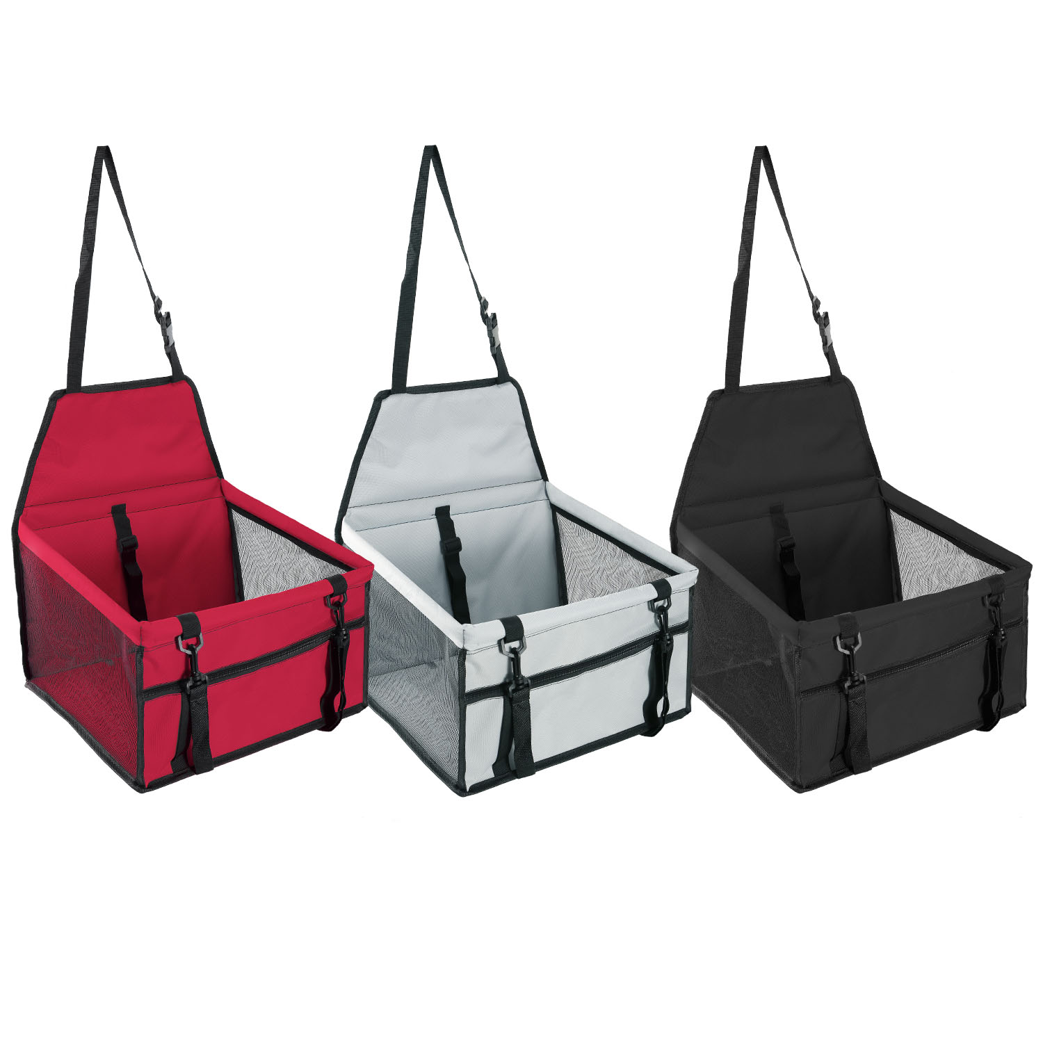 Dog Booster Car Seat Foldable Dog Booster Seat Pet Travel Carrier - Image 6